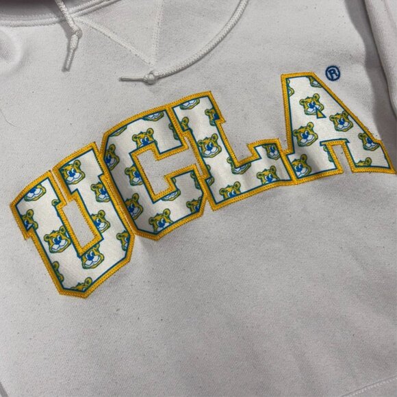 Russell UCLA Bruins NCAA University Pullover Hoodie Stitched White Small - Picture 3 of 7